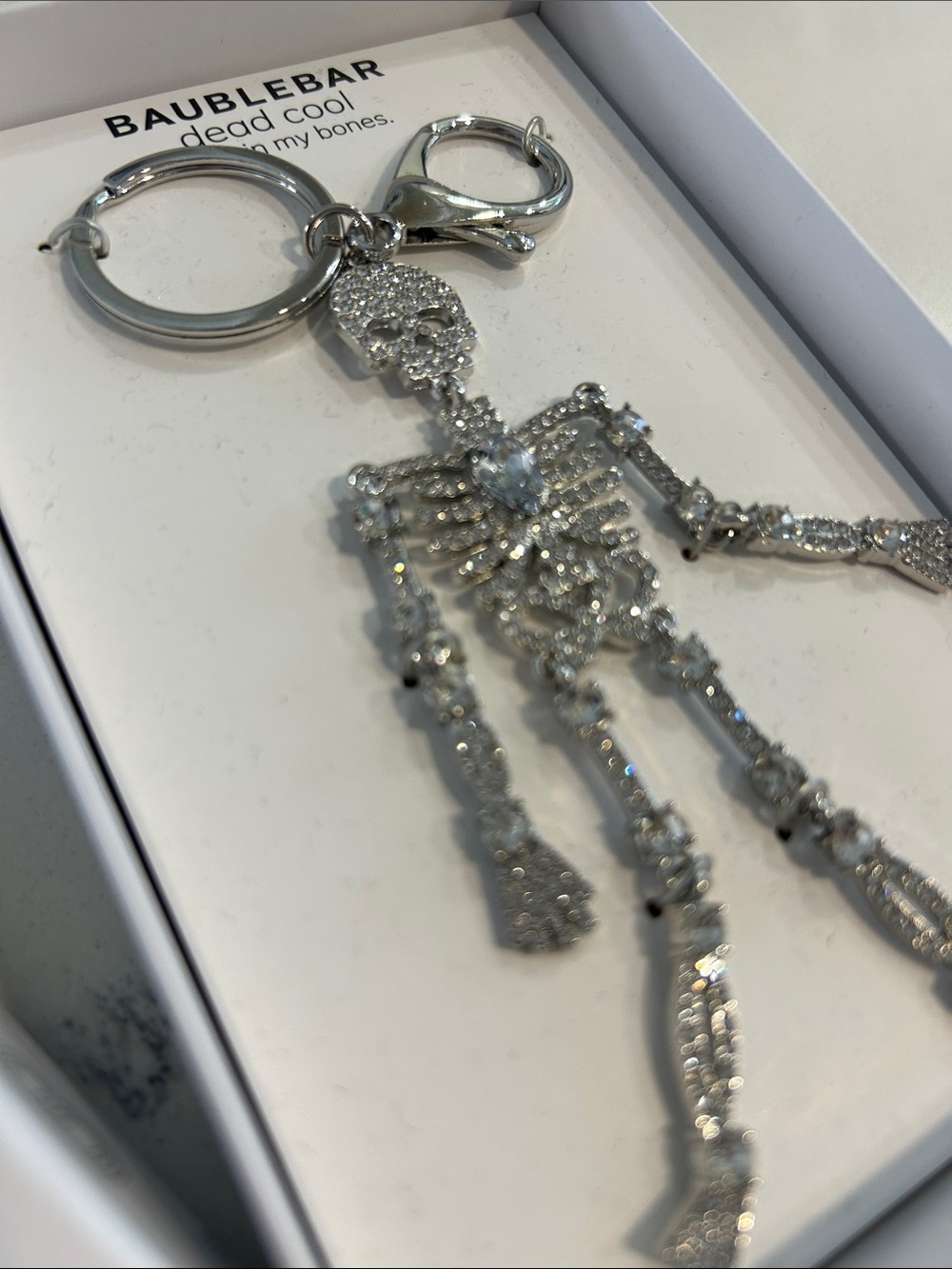 BaubleBar Silver Skeleton Charm - Picture 3 of 5